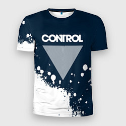 Футболка спортивная мужская Control Краска, цвет: 3D-принт
