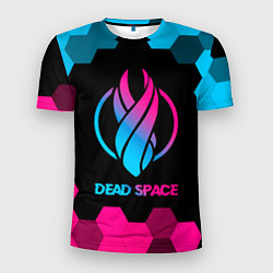 Футболка спортивная мужская Dead Space - neon gradient, цвет: 3D-принт