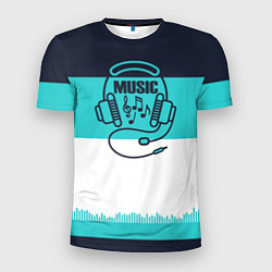 Футболка спортивная мужская Твой ритм, цвет: 3D-принт