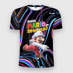 Футболка спортивная мужская Super Mario 3D World - Video game - Nintendo, цвет: 3D-принт