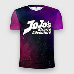 Мужская спорт-футболка JoJo Bizarre Adventure gradient space