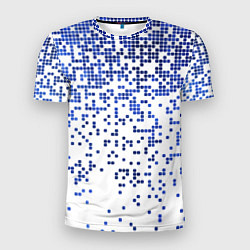 Футболка спортивная мужская Пиксельный минималистический паттерн, цвет: 3D-принт