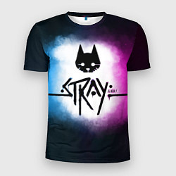 Футболка спортивная мужская Stray black, цвет: 3D-принт