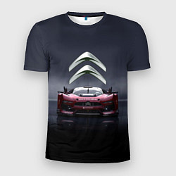 Футболка спортивная мужская Citroen - Racing team - Motorsport, цвет: 3D-принт