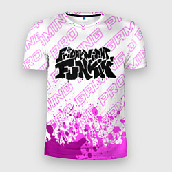 Футболка спортивная мужская Friday Night Funkin pro gaming: символ сверху, цвет: 3D-принт