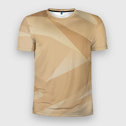 Мужская спорт-футболка Золотистые абстрактные геометрические фигуры