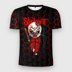 Футболка спортивная мужская Slipknot объемные соты, цвет: 3D-принт