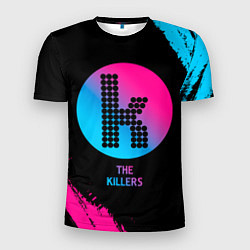 Футболка спортивная мужская The Killers - neon gradient, цвет: 3D-принт