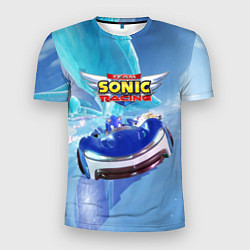 Футболка спортивная мужская Team Sonic racing - hedgehog - speed, цвет: 3D-принт
