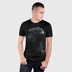 Футболка спортивная мужская Тёмный орёл, цвет: 3D-принт — фото 2