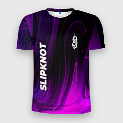 Футболка спортивная мужская Slipknot violet plasma, цвет: 3D-принт