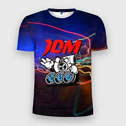 Футболка спортивная мужская JDM style - engine - gesture, цвет: 3D-принт
