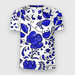 Мужская спорт-футболка Гжель