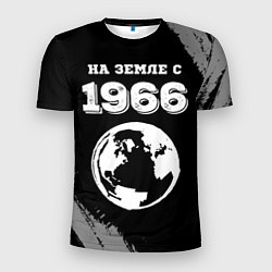 Футболка спортивная мужская На Земле с 1966: краска на темном, цвет: 3D-принт