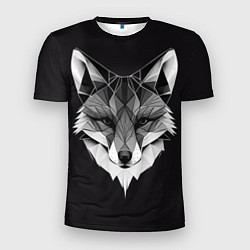 Футболка спортивная мужская Lowpoly fox, цвет: 3D-принт