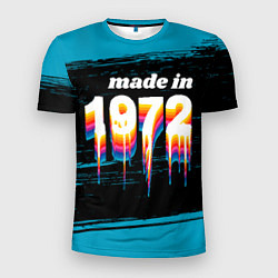Футболка спортивная мужская Made in 1972: liquid art, цвет: 3D-принт
