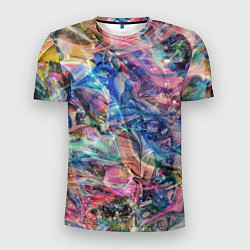 Мужская спорт-футболка Слияние красок