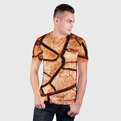 Футболка спортивная мужская Треснувшая земля, цвет: 3D-принт — фото 2