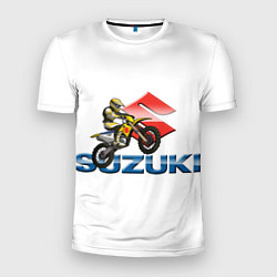 Мужская спорт-футболка Suzuki motorcycle