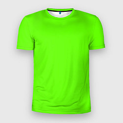 Мужская спорт-футболка Кислотный зеленый