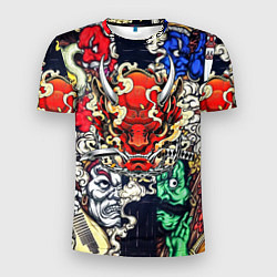 Футболка спортивная мужская Irazumi devil, цвет: 3D-принт