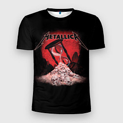 Футболка спортивная мужская Metallica - время, цвет: 3D-принт