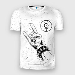 Мужская спорт-футболка Marilyn Manson и рок символ