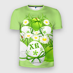 Футболка спортивная мужская Пасхальная, цвет: 3D-принт