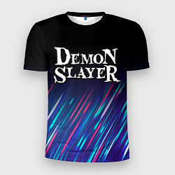 Мужская спорт-футболка Demon Slayer stream