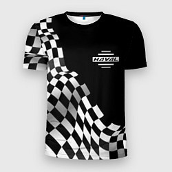 Футболка спортивная мужская Haval racing flag, цвет: 3D-принт