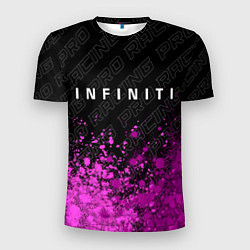 Мужская спорт-футболка Infiniti pro racing: символ сверху
