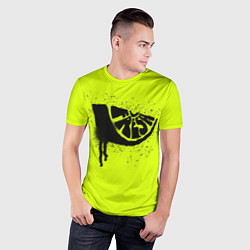 Футболка спортивная мужская Fresh lime, цвет: 3D-принт — фото 2