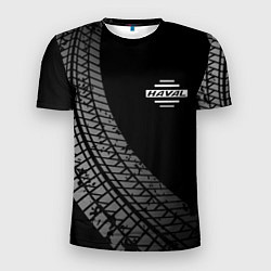 Футболка спортивная мужская Haval tire tracks, цвет: 3D-принт