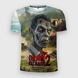 Мужская спорт-футболка Zombie dead island 2
