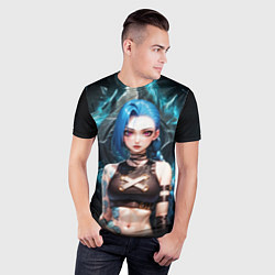 Футболка спортивная мужская Jinx arcane league of legends, цвет: 3D-принт — фото 2