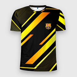 Мужская спорт-футболка ФК Барселона эмблема