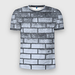 Мужская спорт-футболка Grey wall