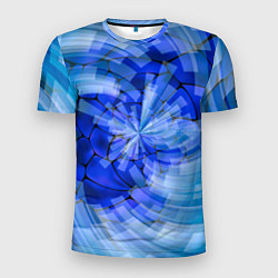 Футболка спортивная мужская Геометрическое цунами, цвет: 3D-принт
