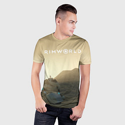 Футболка спортивная мужская RimWorld game, цвет: 3D-принт — фото 2