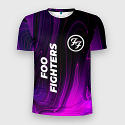 Футболка спортивная мужская Foo Fighters violet plasma, цвет: 3D-принт
