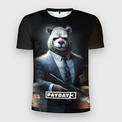 Мужская спорт-футболка Payday3 bear