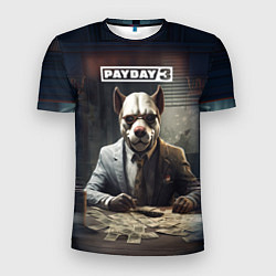 Футболка спортивная мужская Bulldog payday 3, цвет: 3D-принт