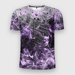 Футболка спортивная мужская Текстура - Lilac smoke, цвет: 3D-принт