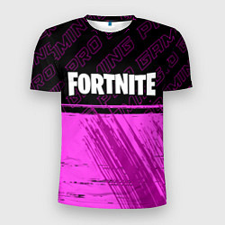 Мужская спорт-футболка Fortnite pro gaming: символ сверху