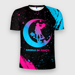 Футболка спортивная мужская Angels of Death - neon gradient, цвет: 3D-принт