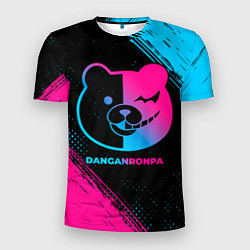 Мужская спорт-футболка Danganronpa - neon gradient