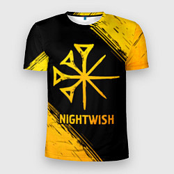 Футболка спортивная мужская Nightwish - gold gradient, цвет: 3D-принт