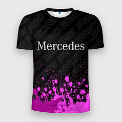 Мужская спорт-футболка Mercedes pro racing: символ сверху