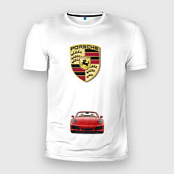 Футболка спортивная мужская Porsche car, цвет: 3D-принт