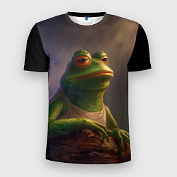 Мужская спорт-футболка Натуральная лягушка Пепе